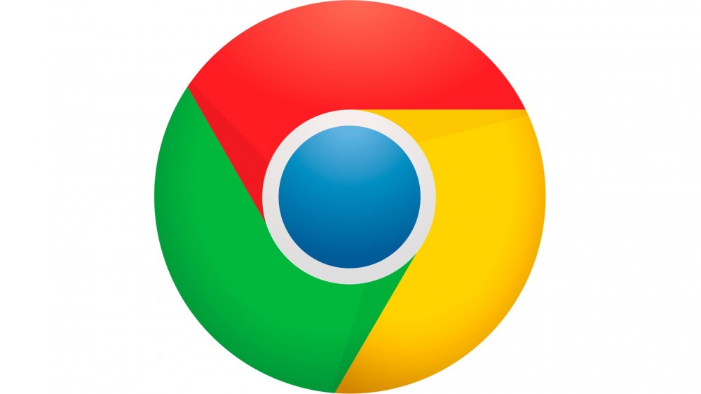 The Google Chrome logo on a white background