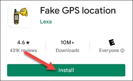 Download the Fake GPS app.