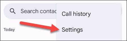 Select "Settings."