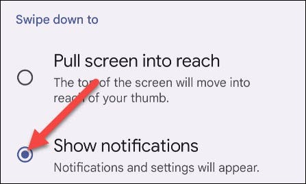 Select "Show Notifications."