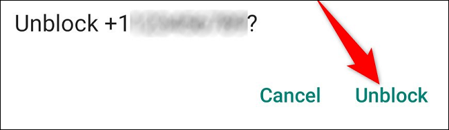 Select "Unblock" in the prompt.