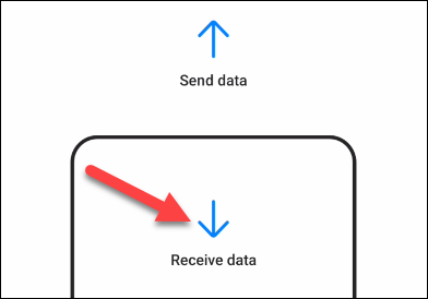 Select "Receive Data."