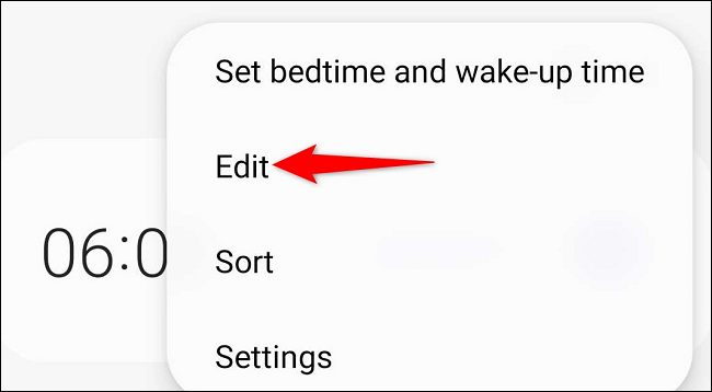 Select "Edit" in the menu.