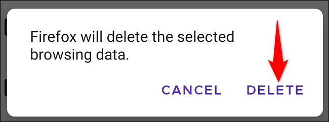 Choose "Delete" in the prompt.