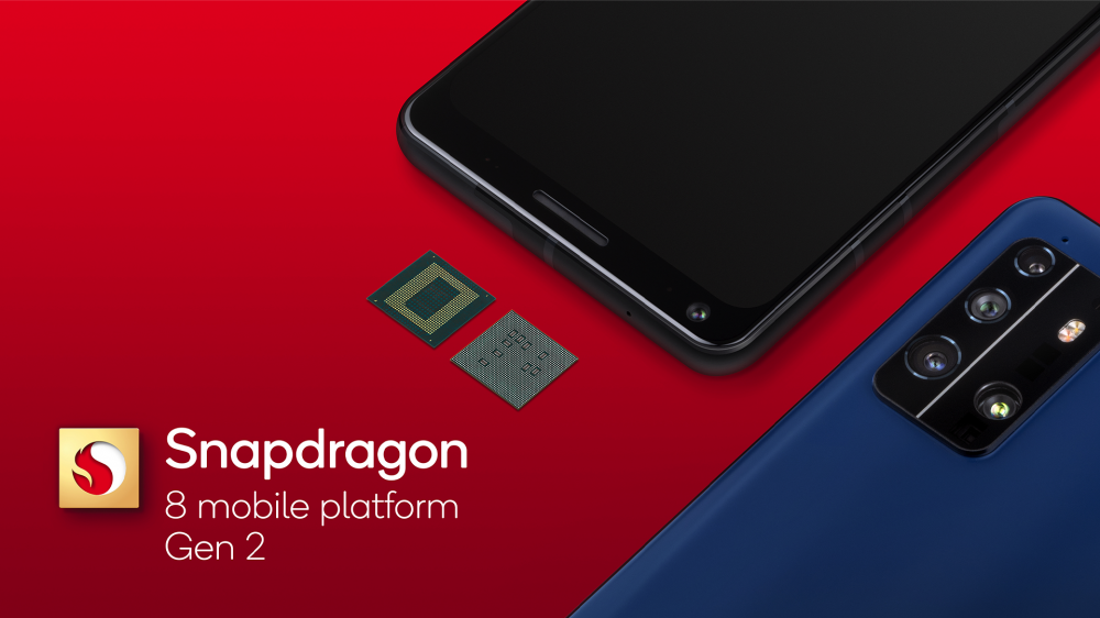 A banner advertising the Snapdragon 8 Gen 2 Chipset