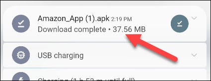 Open the APK file.