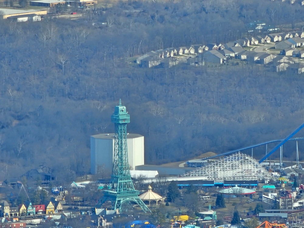 A closer shot of Kings Island