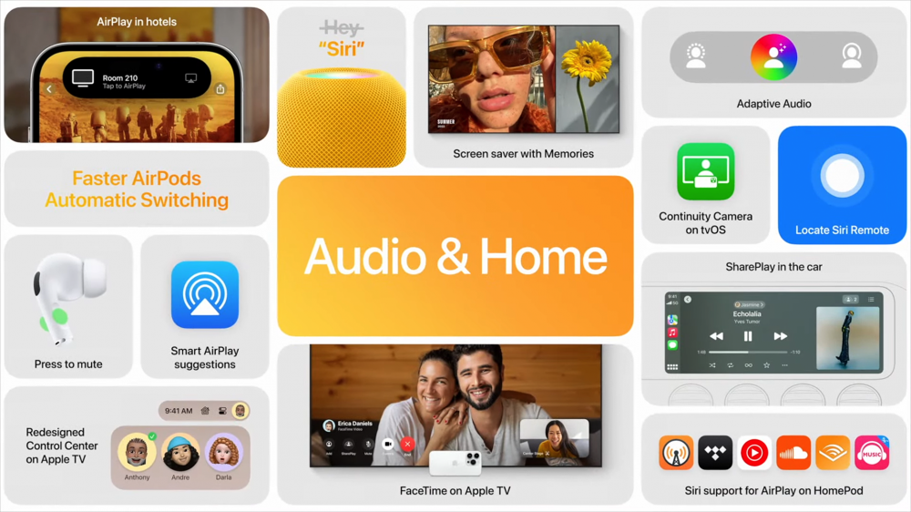 Apple Audio and Home banner.