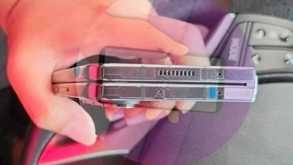 Leaked image of Galaxy Z Fold 5's gap.