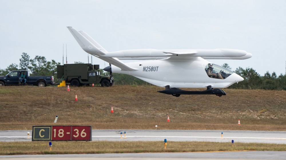 This electric plane’s 2,000-mile journey is over. Now its Air Force tests begin.